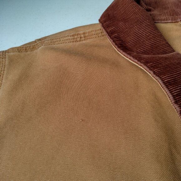 Carhartt Chore Jacket WVU Mountaineers 2XL Brown Duck Canvas 101322 211 Work - Picture 15 of 16